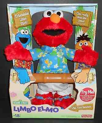 NEW IN BOX ~ LIMBO ELMO ~ Fisher Price ~ Sesame Street ~ 2002 ~ NIB