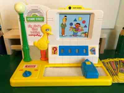 Vintage VTech Big Birds First Talking Computer Learning System WORKS GREAT