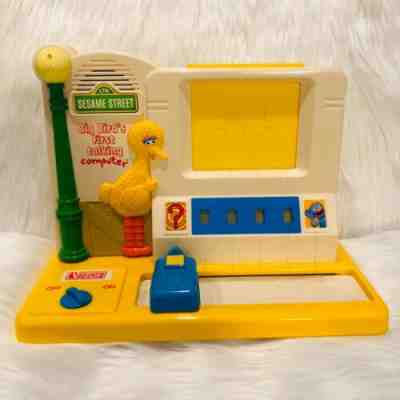 VTech Learning System Big Birds First Talking Computer WORKS GREAT Easy to Use 