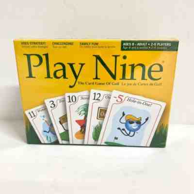 PLAY NINE The Card Game of Golf 2-6 Players Ages 8-Adult NEW