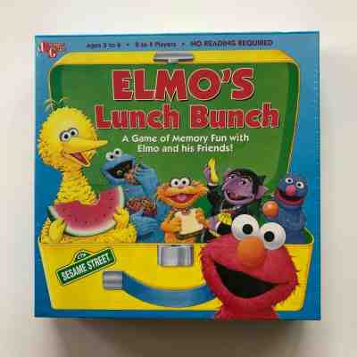 SEALED Elmo’s Lunch Bunch Golden Starter 1994 Memory Game