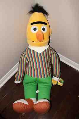 BNWT vintage giant Sesame Street BERT Nanco 2003 soft plush stuffed toy >42