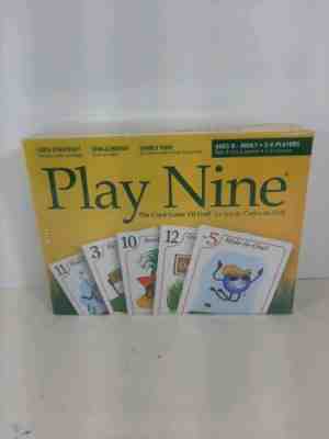 NIB PLAY NINE The Card Game of Golf Ages 8+ 2-6 Players NEW SEALED