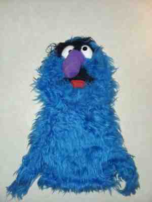Vintage Sesame Street Herry Monster Hand Puppet