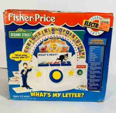 Vintage 1995 Price Sesame Street What’s My Letter Electronic Game ** NEW **