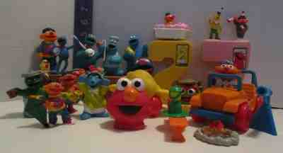 Sesame Street Toy Lot Figures HTF Big Bad Wolf & Camper Parts & DieCast & More  