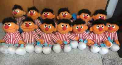 LOT OF 13 Tyco Sing and Snore Ernie Sesame Street 18"Tall 1996 Sleeping Eyewear