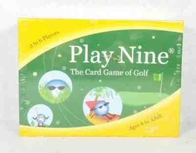 New Play Nine The Card Game Of Golf, 2-6 Players, Age 8+, 2006 - Free Shipping