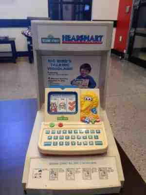 Sesame Street  Electronic Learning Fun Big Bird's Talking Wordland store display