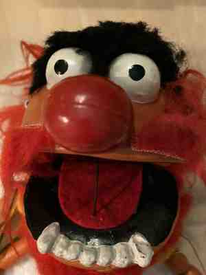 RARE DRUMMER Vintage Pelham Puppet ANIMAL MUPPET  Marionette SESAME STREET 