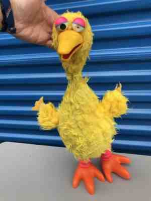 Scarce 1972 Topper Toys Sesame Street Big Bird Puppet 20" Toy