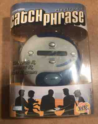 Catch Phrase Electronic Passing Guessing Game 2004 Blue 2nd Edition Box Hasbro