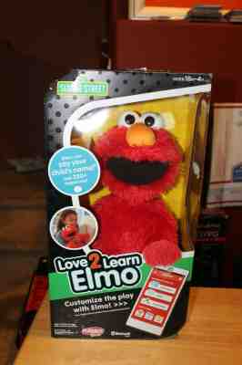 Love 2 Learn Elmo Interactive Bluetooth Personalized Fun Activities Brand New