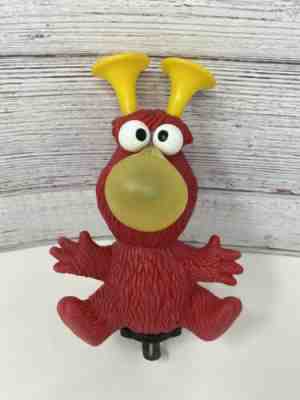 ????Sesame Street ???? Red Honker Bike Horn 1985 Bicycle vintage muppet RARE-Works