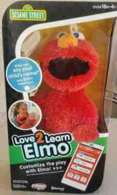 Love 2 Learn Elmo Interactive Bluetooth Personalized Fun Activities BRAND NEW