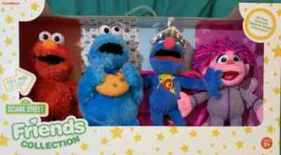 Sesame Street Friends Collection Talking Plush Cookie Abby Elmo Grover