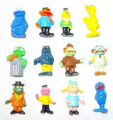 12x Heimo Minikins Jim Henson SESAME STREET & MUPPETS TV & MOVIE Figure Set #1