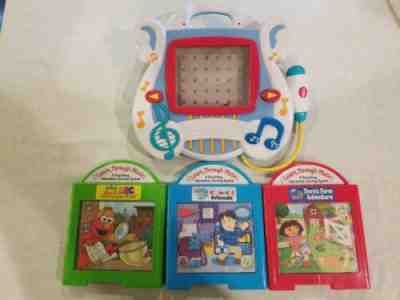 2002 Mattel Learn Through Music System and 3 Cartridges Tested