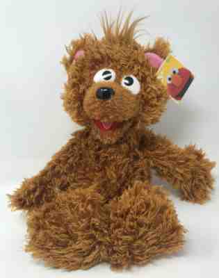 New 15" Soft Brown Baby Bear Plush Sesame Street Sesame Place Furry IN HAND