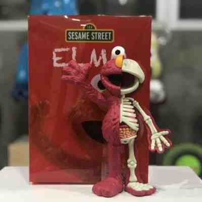 IN STOCK Mighty Jaxx Jason Freeny 8.5" Dissected Sesame Street Elmo Vinyl Figure