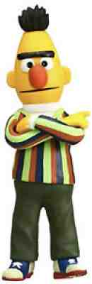 SESAME STREET BERT Size 93mm MEDICOM TOY Painted Ultra Detail Figure NEW