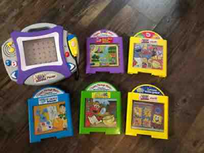 2004 Mattel Learn Through Music PLUS! Works H7732 +5 Cartridges-FREE SHIPPING