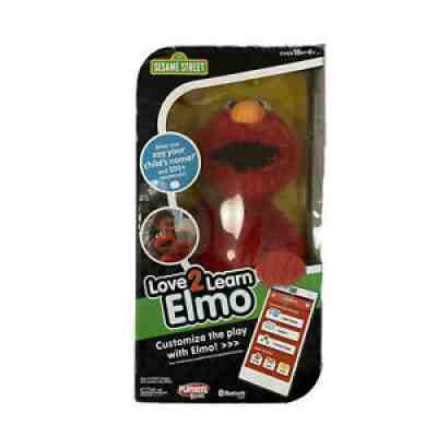 The Sesame Street Love 2 Learn Elmo Playskool Bluetooth Interactive Open Box