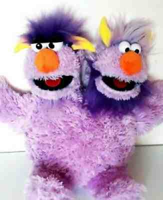 sesame place two headed monster plush