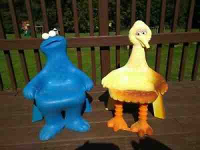 VTG 1979 Big Bird & Cookie Monster Sesame Street Toddler Chair Knickerbocker