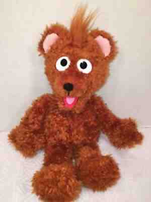 EUC RARE 15  SESAME PLACE WORKSHOP Plush BABY BEAR Street Brown Stuffed
