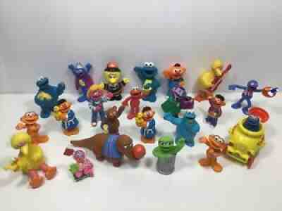 Vintage Sesame Street PVC Figures Plastic Lot. Applause, Tyco & More!