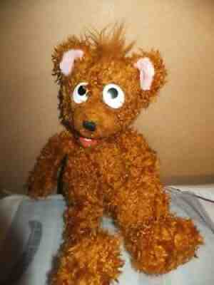 Soft Brown Baby Bear Plush Sesame Street Sesame Place 2008 15" Plush Rare