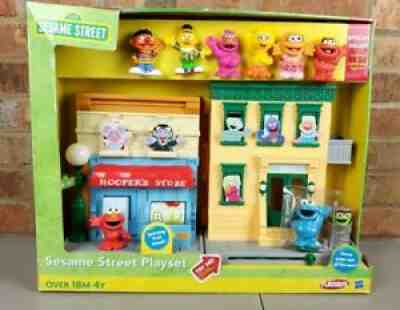 Hasbro Sesame Street 123 Neighborhood Playset Mr. Hoopers Store Playskool Toys