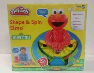Play Doh Shape And Spin Elmo Sesame Street Play-doh Rare Complete New in Box