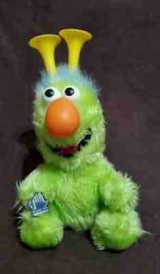 Applause VINTAGE Sesame Street Green HONKER 7" Plush STUFFED ANIMAL Toy antique