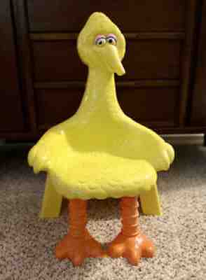 Vintage 1979 Knickerbocker Sesame Street BIG BIRD Plastic Toddler Chair