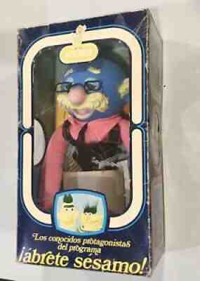 Vintage Professor Jim Henson Muppet Puppet Sesame Street Boxed Rare Toy 70s 1976
