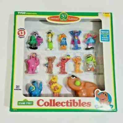 NEW 30th Anniversary Limited Edition Sesame Street PVC Figures Collectibles Tyco