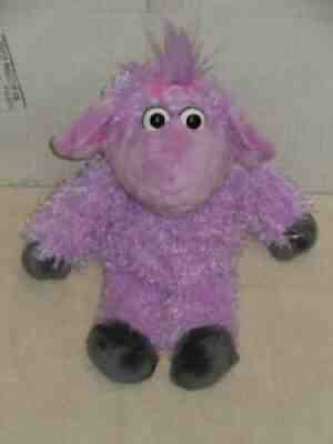 SESAME STREET OVEJITA HISPANIC GIRL PURPLE SHEEP LAMB PLUSH TOY SUPER CLEAN