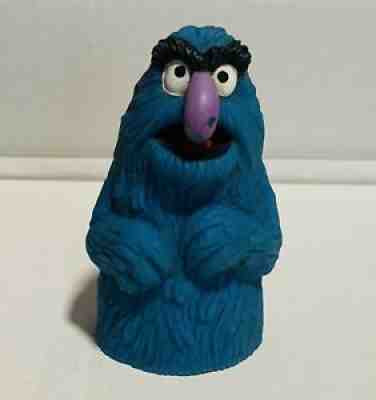 Vintage SESAME STREET FINGER PUPPET Herry Monster Rare HTF 70s Jim Henson Figure
