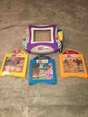 Mattel 2004 Learn Through Music Plus (H7732) + 3 Cartridges Elmo Lion King