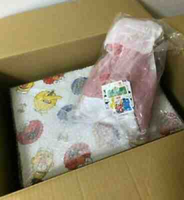 Kaws X UNIQLO Sesame Street LIMITED Complete Box LTD Paper Bag & One ELMO Plush