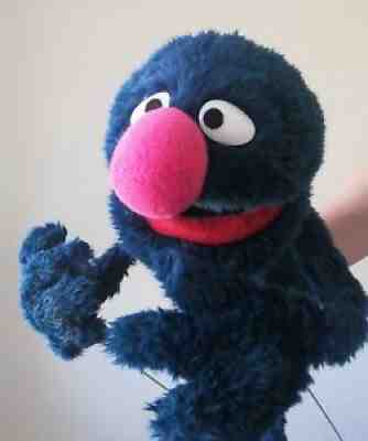 GROVER Muppet Puppet, Replica Handmade, Sesame Street