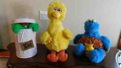 Ideal Sesame Street Magic - Big Bird, Oscar & Cookie Monster and 9 Books & Tapes