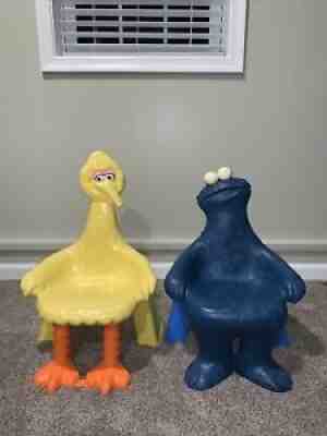 VTG 1979 Big Bird & Cookie Monster Sesame Street Toddler Chair Knickerbocker