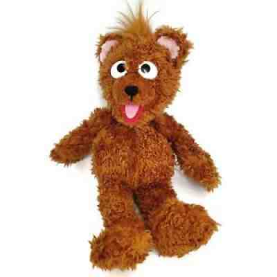 Sesame Street Baby Bear Plush 14" Rare Sesame Place Brown Stuffed Teddy Toy