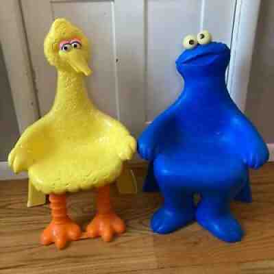 Vintage 1979 Big Bird Cookie Monster Sesame Street Toddler Chair Muppets VTG