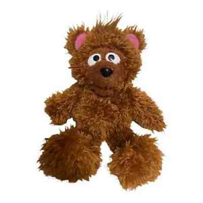 RARE! SESAME Place Street BABY BEAR Brown Plush Stuffed Animal 15â? CLEAN & SOFT!