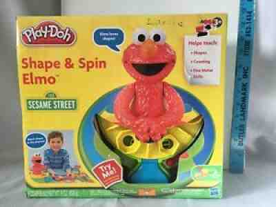 Play-Doh Shape & Spin Elmo Sesame Street Brand New Sealed Hasbro 2010