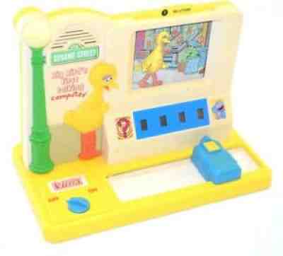 VINTAGE 1992 Sesame Street Vtech Big Bird's First Talking Computer RARE Works